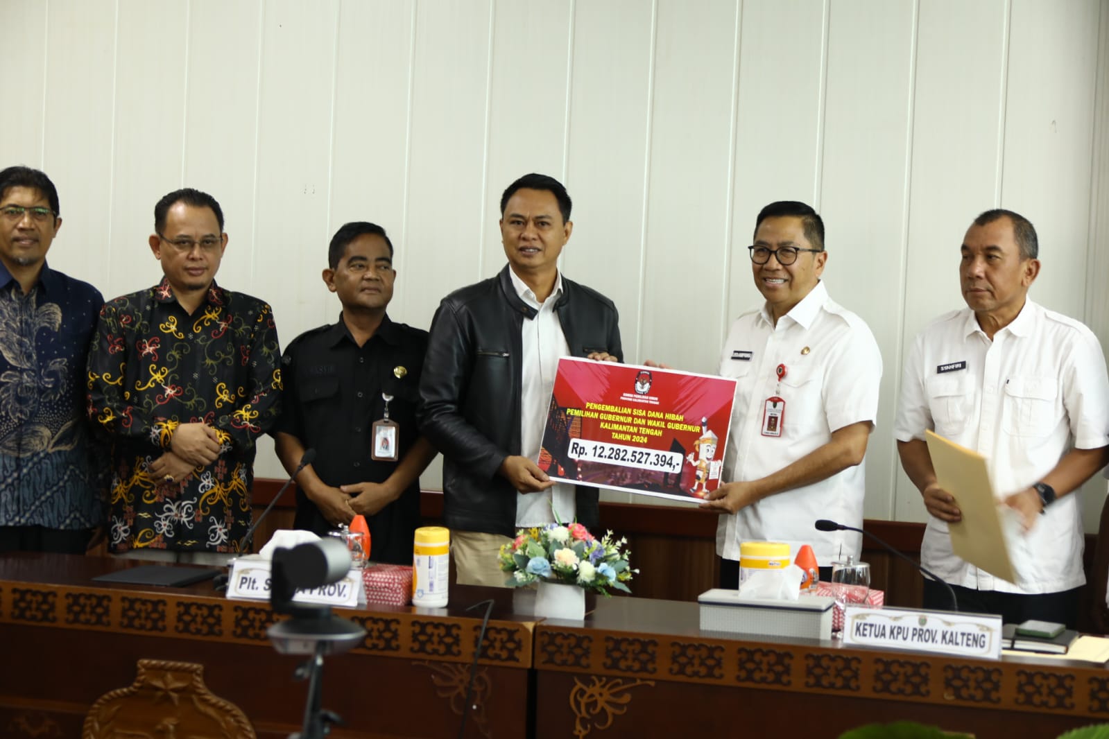 KPU Kembalikan Rp12,2 M Sisa Dana Hibah Pilkada