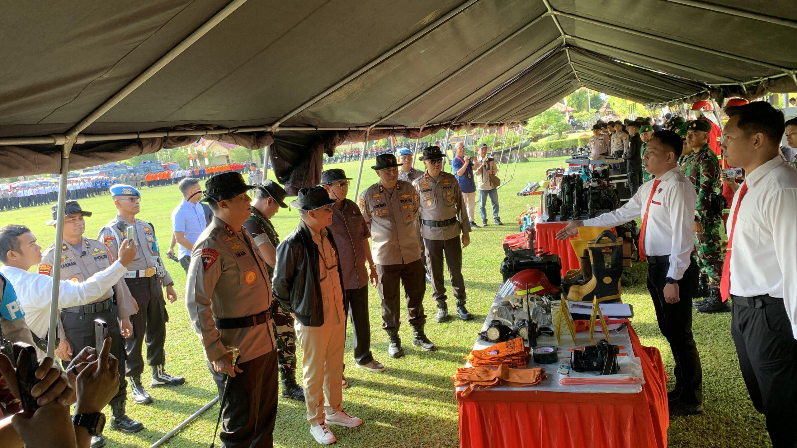 Gubernur Hadiri Apel Siaga Hadapi Ancaman Karhutla di Polda Kalteng