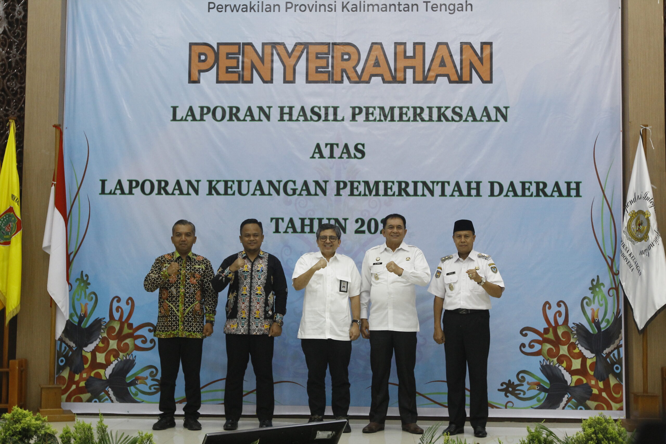 BPK Perwakilan Kalteng Serahkan LHP atas (LKPD, Bartim dan Seruyan Raih Opini WTP  