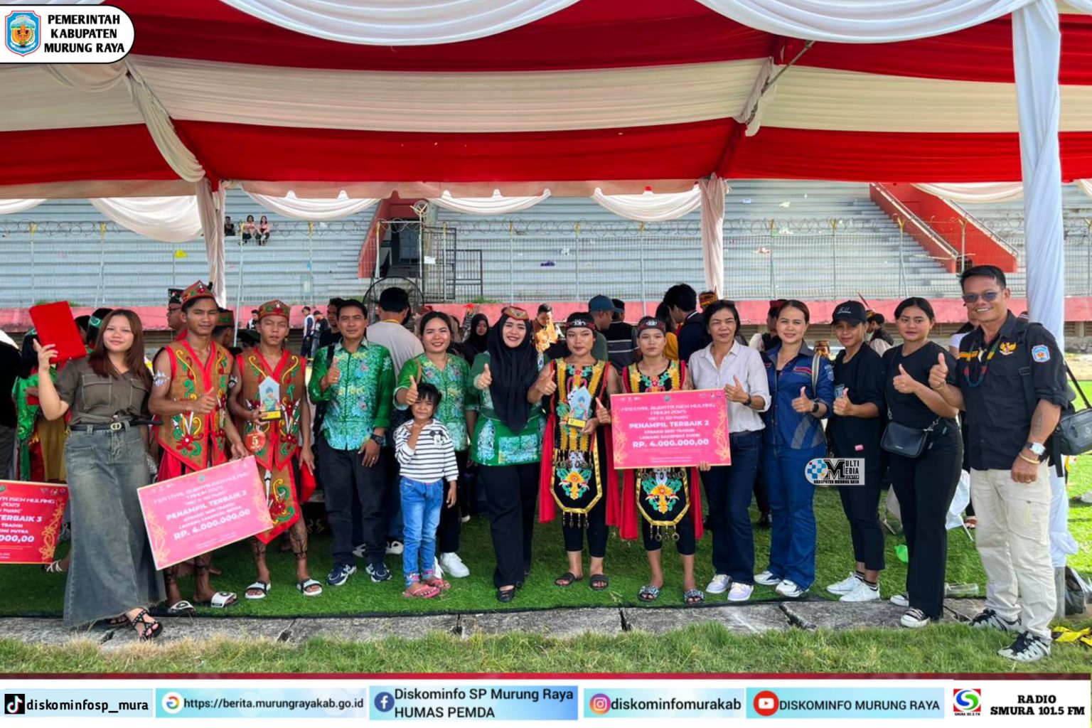 Murung Raya Raih Juara II Putra dan Putri Lawang Sakepeng di FBIM 2025