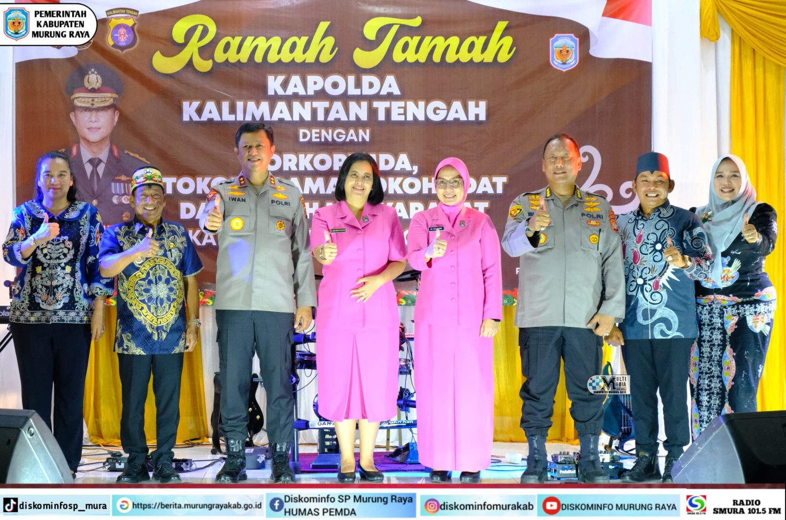 Bupati Murung Raya Sambut Baik Kunker Kapolda Kalteng