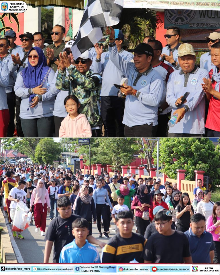 Pemkab Mura Gelar Jalan Sehat Peringati Hari Lingkungan Hidup Sedunia