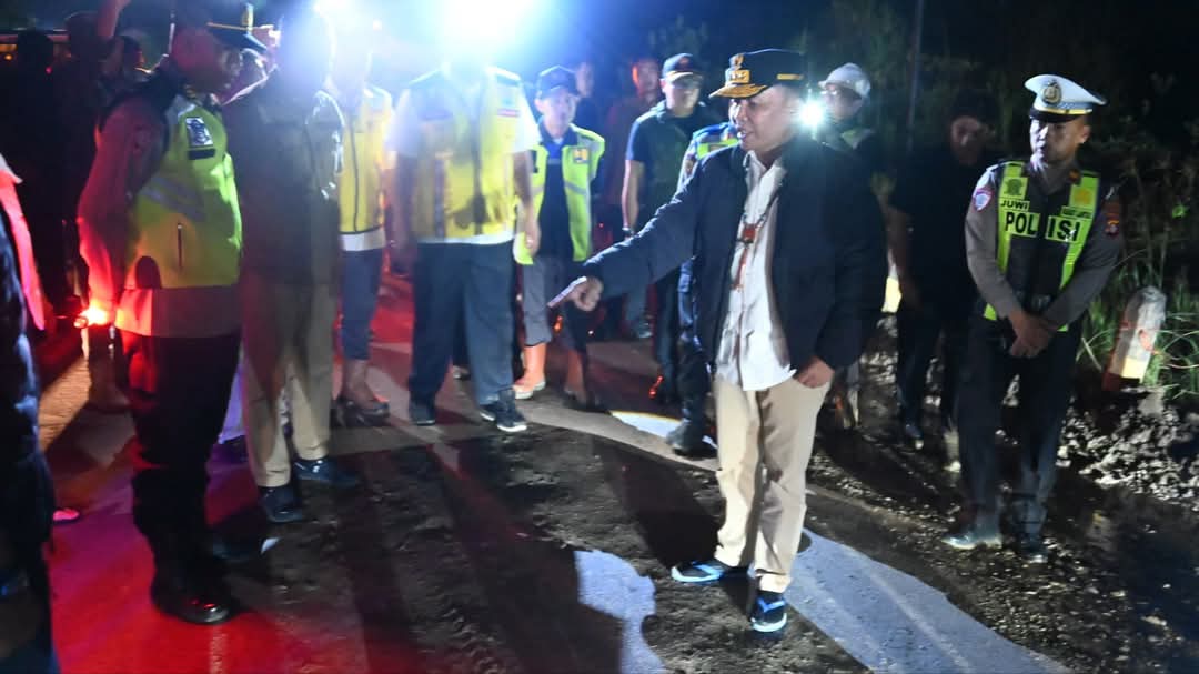 Gubernur Cek Langsung Lokasi Kecelakaan Maut di Kereng Pangi