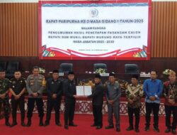 DPRD Umumkan Bupati dan Wakil Bupati Terpilih
