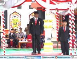 Wabup Mura Pimpin Upacara Hari OTDA dan HKB Tahun 2025