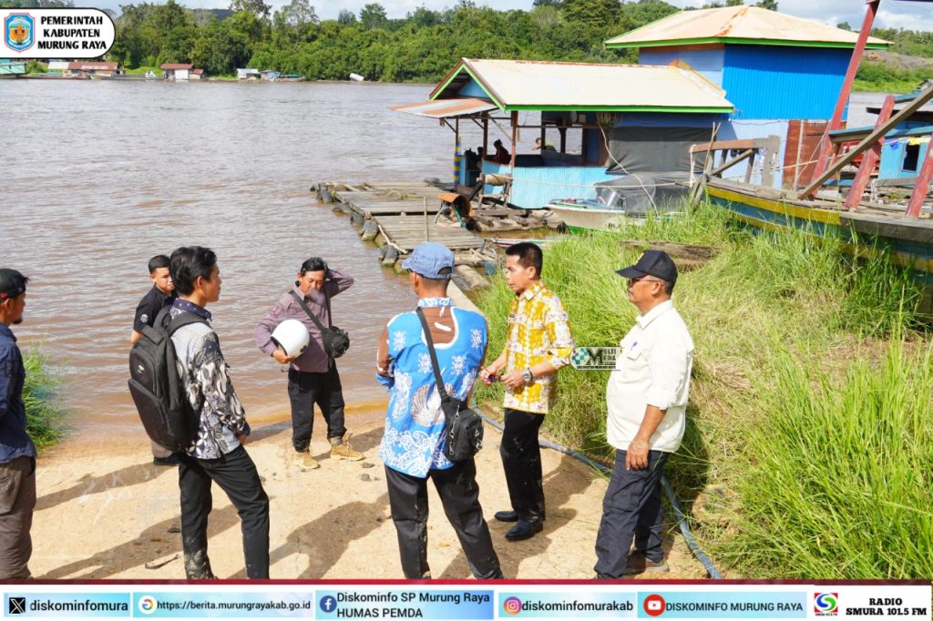 Hermon Tinjau Rencana Lokasi Pembangunan Jembatan Penyeberangan Sungai Barito