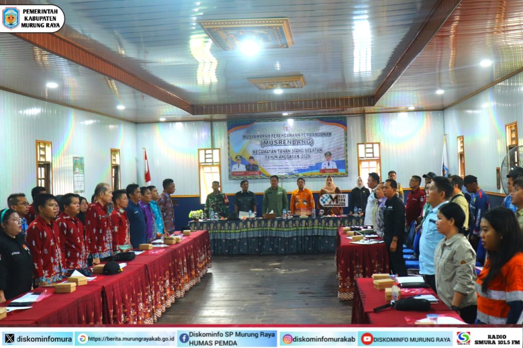 Musrenbang Kecamatan Tanah Siang Selatan: Tetapkan Skala Prioritas Pembangunan Daerah Tingkat Kecamatan