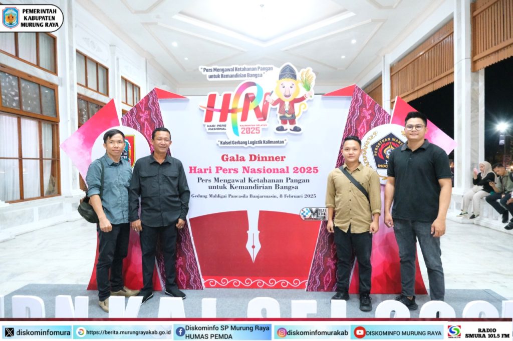 Diskominfo SP Mura Hadiri Gala Diner Hari Pers Nasional 2025
