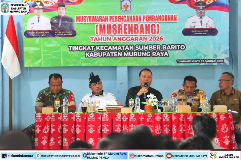 Musrenbang Kecamatan Sumber Barito, Pemkab Mura Jaring Aspirasi Masyarakat