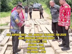 Bupati Wiyatno Tinjau Jembatan Kapuas Hulu dan Rumah Sakit Pujon Bupati Wiyatno Tinjau Jembatan Kapuas Hulu dan Rumah Sakit Pujon