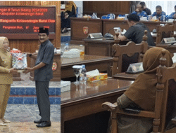 Bupati Kobar Kecewa, Paripurna Ke-8 Hanya Dihadiri 3 Kepala SOPD Saja dari 38 Kepala OPD, Banyak yang Tanpa Keterangan
