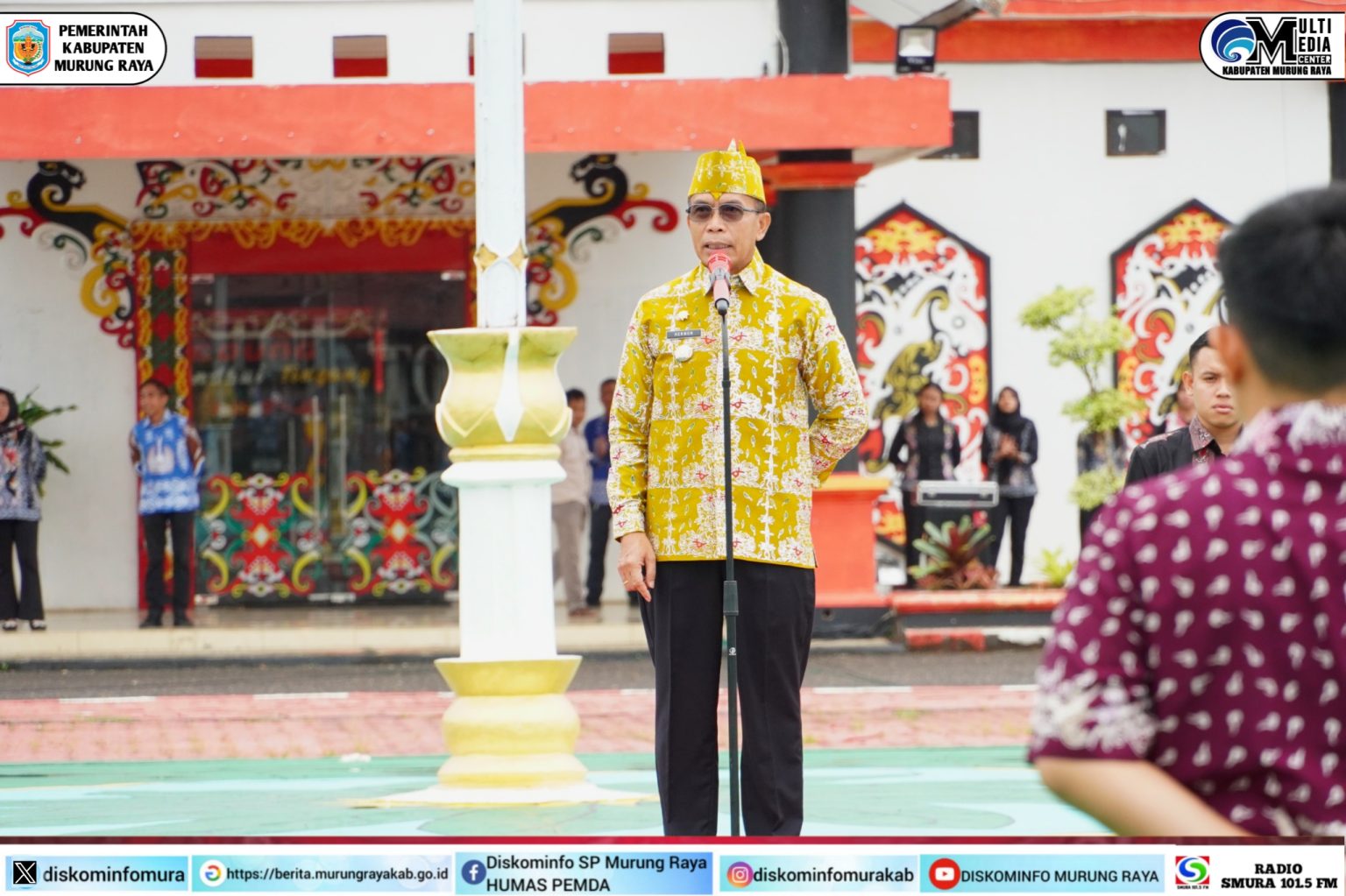 Pj Bupati Mura Pimpin Apel Gabungan Awal Tahun 2025