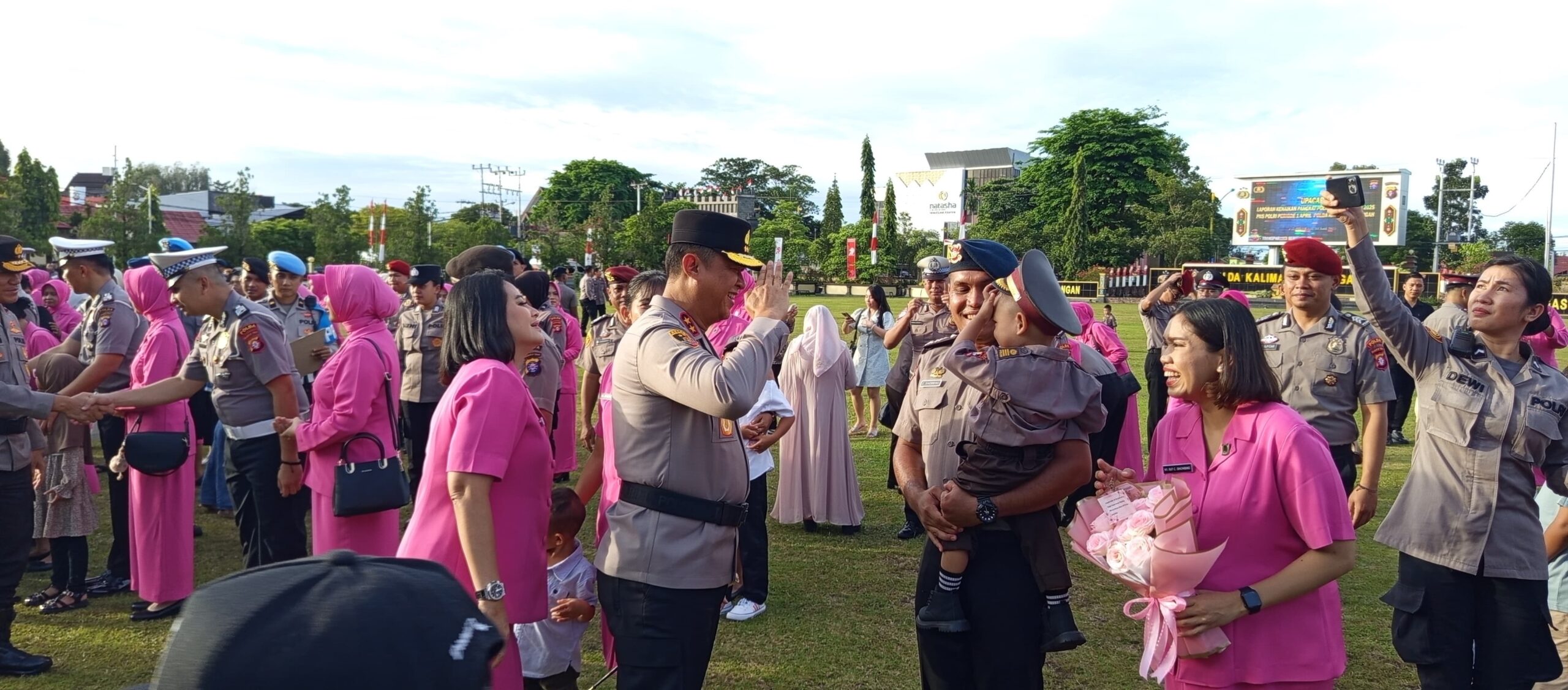 622 Polisi di Kalteng Naik Pangkat