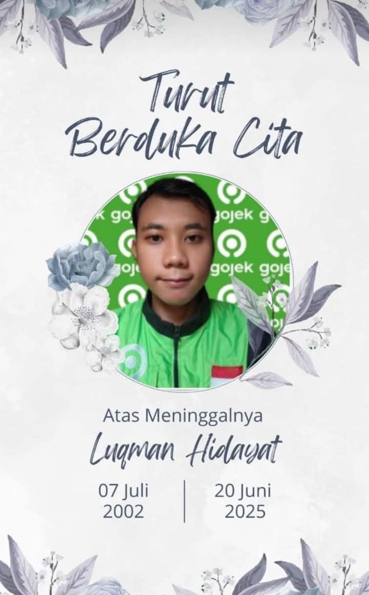 Diduga Ditabrak Pebali, Driver Ojol Tewas