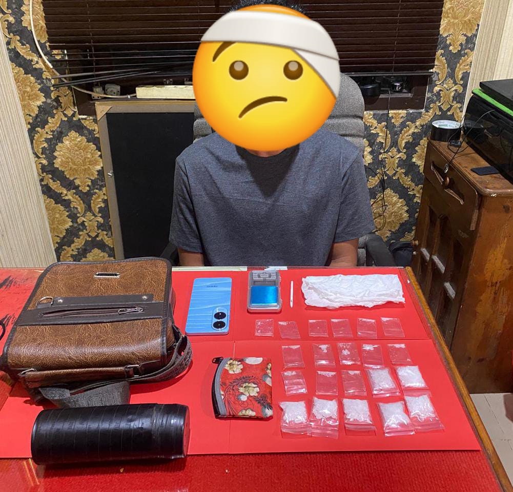 Pengedar Sabu Asal Gumas Ditangkap, 21 Paket Disita