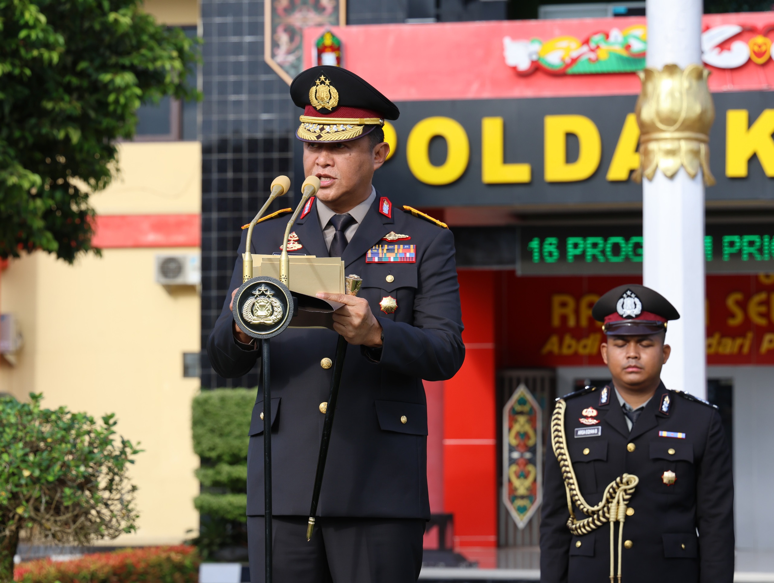 Polda Kalteng Gelar Upacara Hari Lahir Pancasila