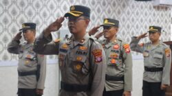 Wakapolres Kobar Ikuti Upacara Pemuliaan Nilai-Nilai Tribrata