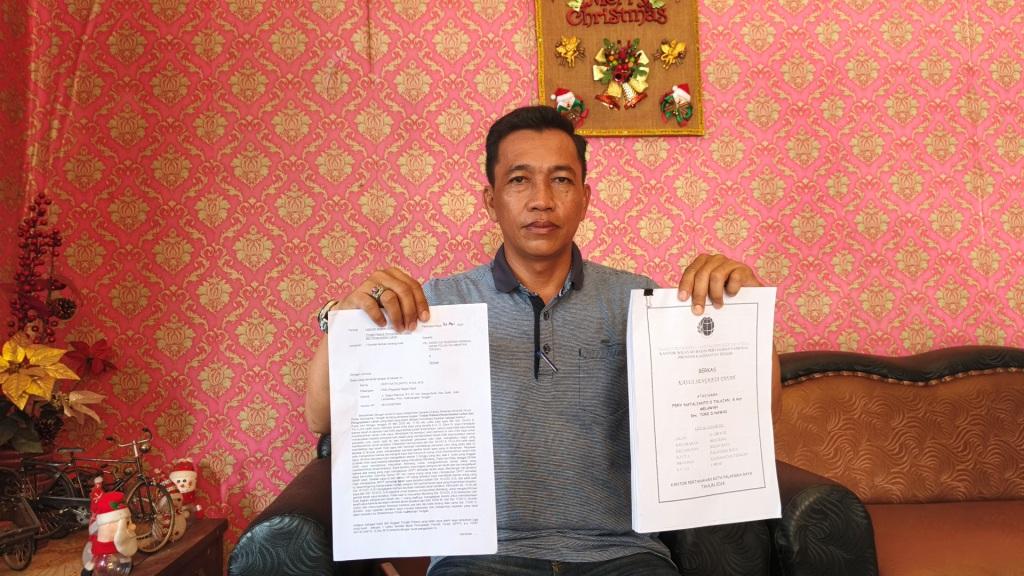 Diduga Tanahnya Diserobot, Ferry Talajan Lapor ke Polda Kalteng