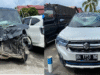 Suzuki Ertiga Terguling Dihantam Gran Max