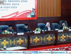 Bupati Heriyus Hadiri Pelantikan Dua Anggota PAW DPRD Mura