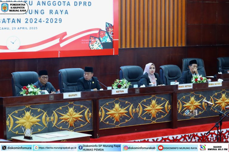 Bupati Heriyus Hadiri Pelantikan Dua Anggota PAW DPRD Mura
