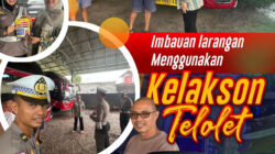 DEMI KESELAMATAN BERLALU LINTAS-Satlantas Polres Kobar Sosialisasi Larangan Penggunaan Telolet