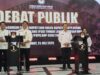 DEBAT PUBLIK PSU BARUT-Shalahuddin-Felix Soroti Infrastruktur, Jimmy-Inry Pertanyakan Pendidikan Gratis