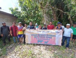 Sinergi Lingkungan dan Sosial PT ABB Salurkan Kurban di Wilayah Rehabilitasi DAS