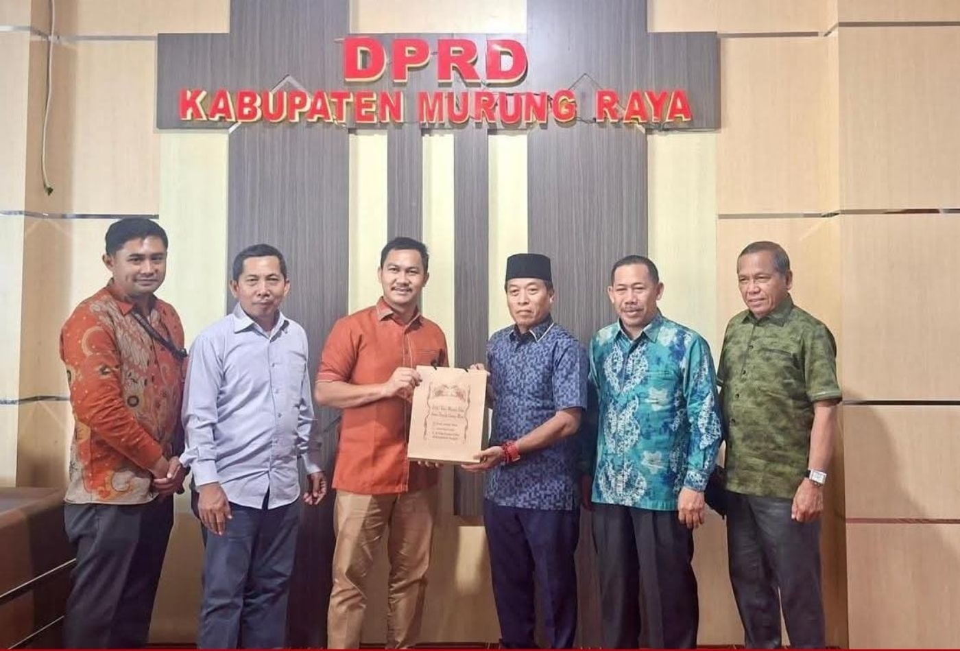 Ketua DPRD Mura Terima Kunjungan DPRD HSS