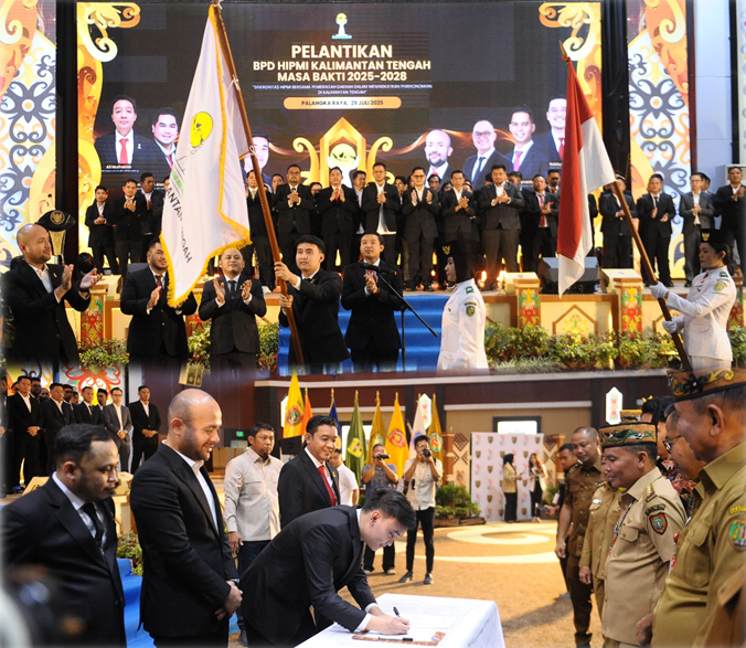 Bintang Agustiar Sabran Ketua BPD HIPMI Kalteng