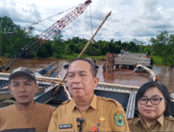 Tiang Perancah Runtuh, Jembatan Terusan Ambruk