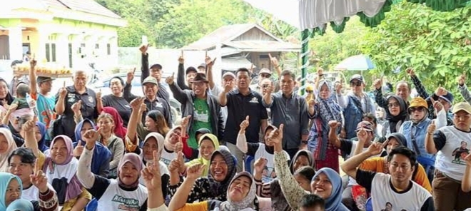 Kampanye di Parang Kampeng, Felix SY Tingan Sampaikan 11 Program Pro Rakyat