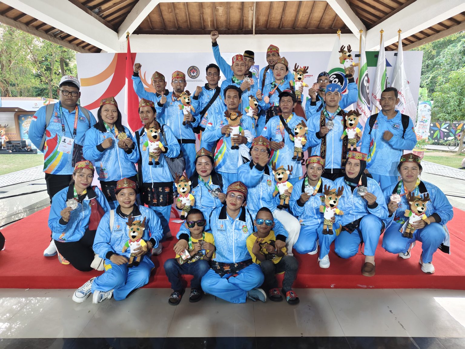 Tim GOBI Kalteng Raih 15 Medali FORNAS VIII