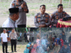 Kapolres Bartim Hadiri Ritual Adat Pemalasan Tanah Pemakaman Bhayangkara di Desa Sumur