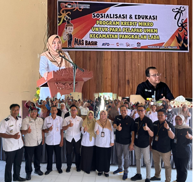 Dukung Penguatan UMKM, Mas Basir Hadir di Kecamatan Pangkalan Lada 