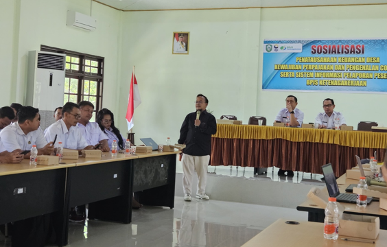 BPJS Ketenagakerjaan Sampit MenSosialisasikan Aplikasi SIPP kepada Kecamatan Cempaga, Telaga Antang, dan Antang Kalang