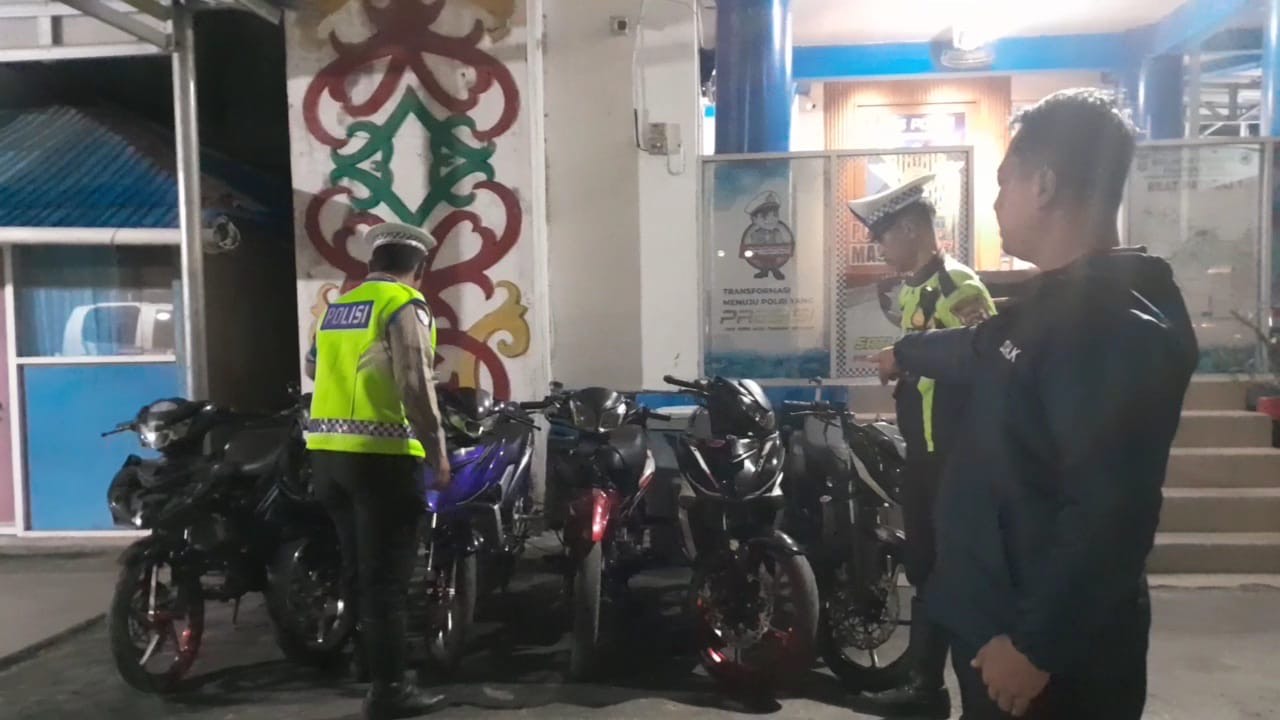6 Motor dan Joki Balap Liar Diamankan