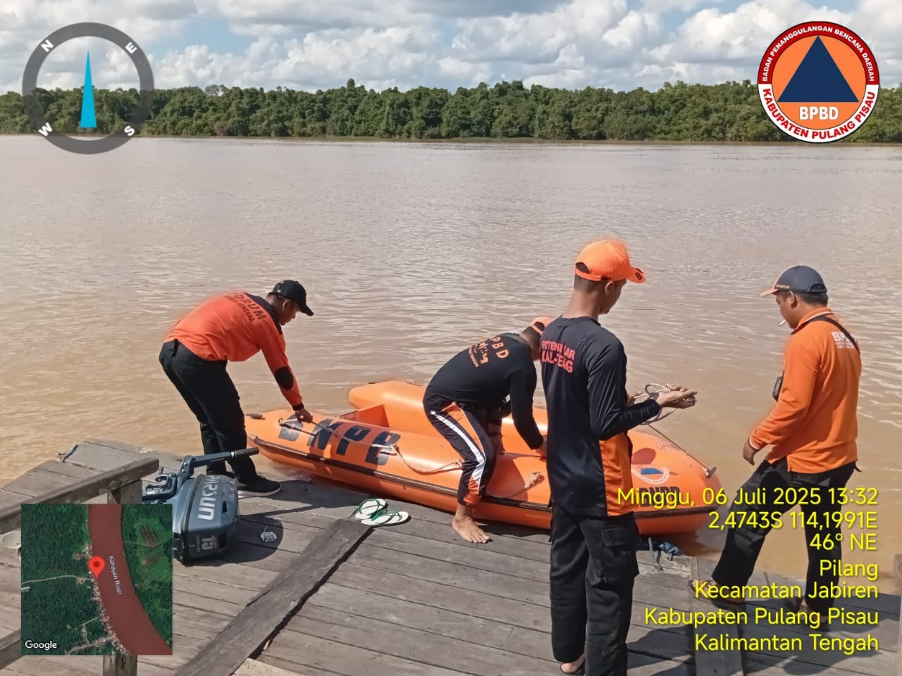 Warga Desa Pilang Dilaporkan Hilang di Sungai Kahayan