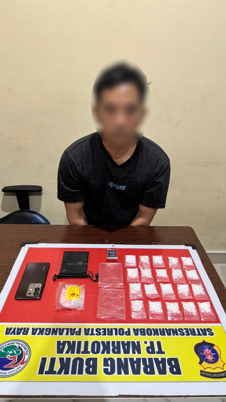 Satresnarkoba Gagalkan Peredaran 101 Gram Sabu