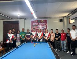 Wabup Buka Turnamen Biliar Meriahkan Hut Kapuas