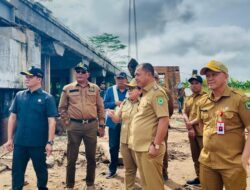 Hari Pertama Kerja, Wabup Tinjau Jembatan Ambruk