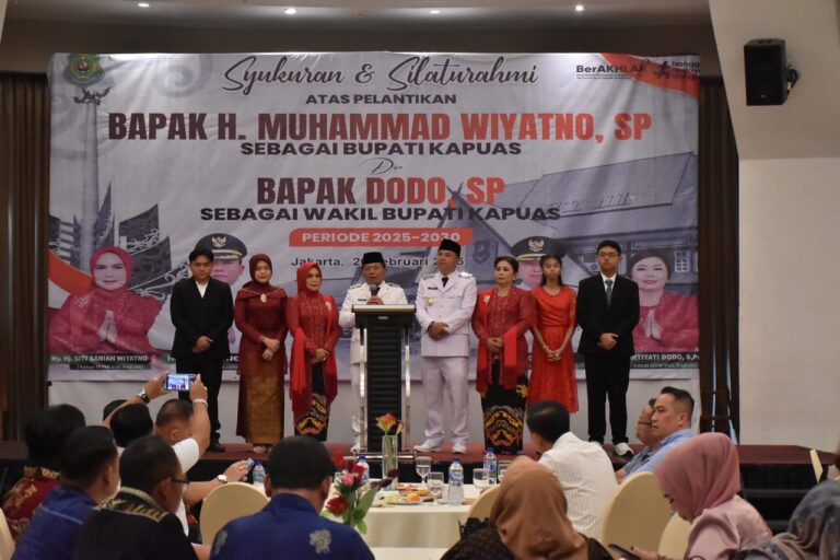 Sambut Kepala Daerah Baru, Pemkab Kapuas Gelar Syukuran