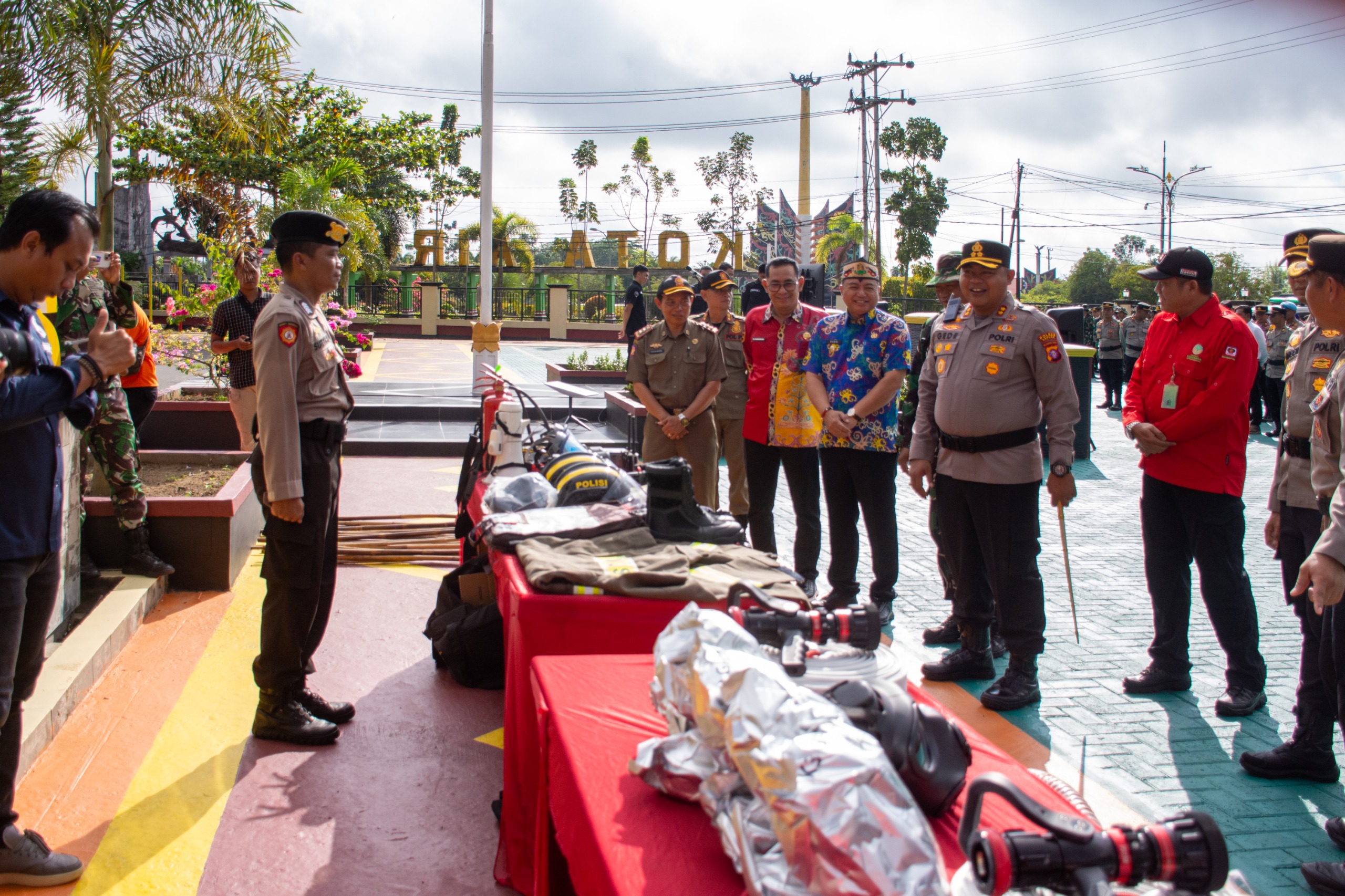 Wabup Ikuti Apel Personel dan Sarpras Penanggulangan Karhutla