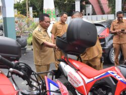 Bupati HM Wiyatno Serahkan Bantuan Kendaraan Operasional Penanganan Karhutla