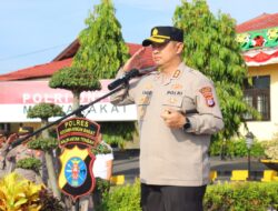 Kapolres Kobar Minta Personel Tingkatkan Kinerja