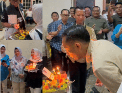 Ultah Ke-40, Fairid Naparin Dapat Kejutan dari Para Kadis Ultah Ke-40, Fairid Naparin Dapat Kejutan dari Para Kadis
