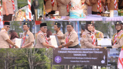 HARI PRAMUKA KE-64-Gubernur: Peran Generasi Muda Hadapi Tantangan Zaman