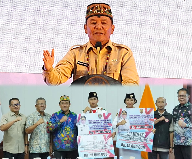 TAMPIL DI ISTANA MERDEKA-Paskibraka Kalteng Dapat Beasiswa dari Gubernur