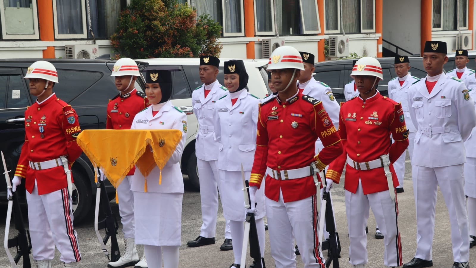2 Personel Polresta Palangka Raya Terpilih Paswal Paskibraka HUT RI