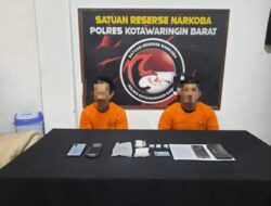 Polres Kobar Bekuk 2 Kurir Sabu di Rumah Barakan
